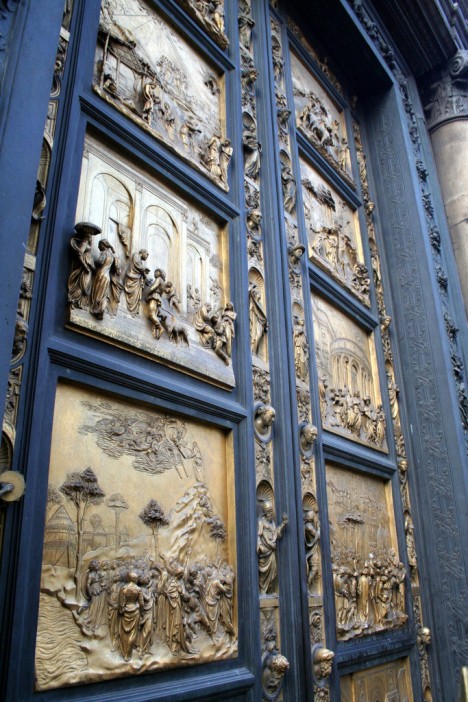 Eastern door, Gates to Paradise, Florence, Baptistery, Tuscany, Italy