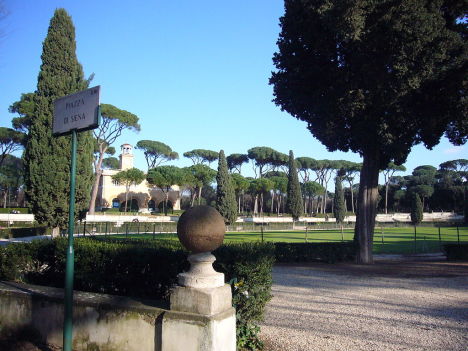 Piazza di Siena, Villa Borghese, Rome, Lazio, Italy