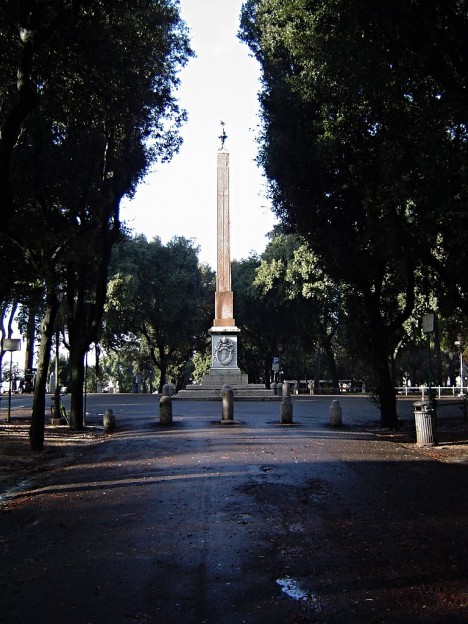 Hadrian Obelisk in Pincio hill, Rome, Lazio, Italy