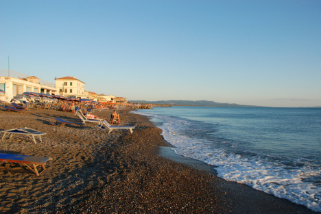 Marina di Cecina beach, Tuscany, Italy