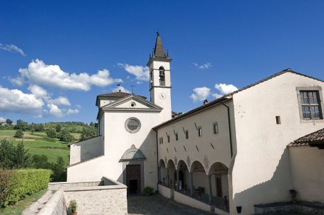 Sanctuary of Santa Maria del Sasso, Bibbiena, Arezzo, Tuscany, Italy