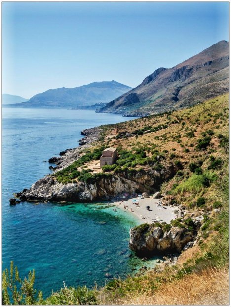 Coastline of Lo Zingaro Nature Reserve, Sicily, Italy