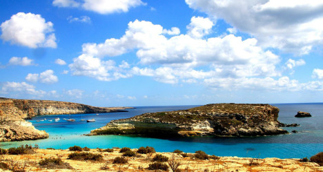 Isola dei Conigli, Lampedusa, Sicily, Italy