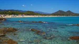 Cala Sinzias beach, Sardinia, Italy