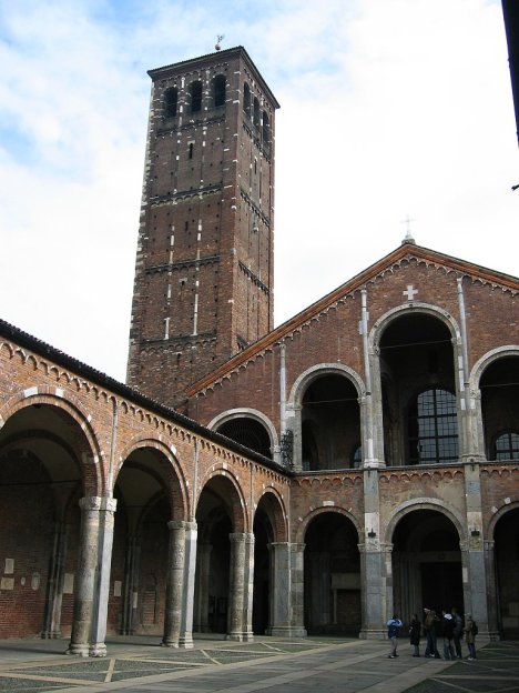 Basilica of Sant'Ambrogio, Milano, Lombardy, Italy