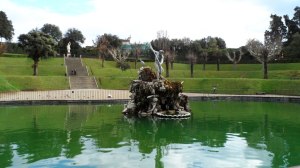 Fountain of Neptune in Boboli gardens, Florence, Italy