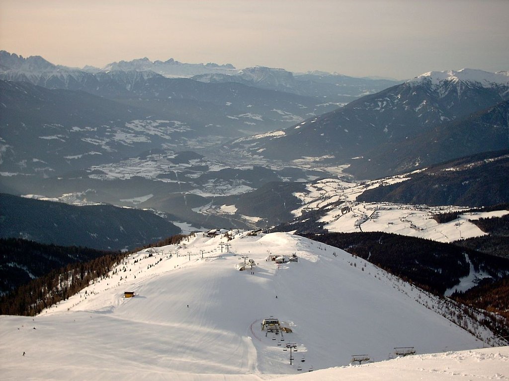 Skiing in Gitschberg-Jochtal (Monte Cuzzo), Italy