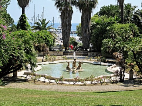 Gardens of Sanremo, Liguria, Italy
